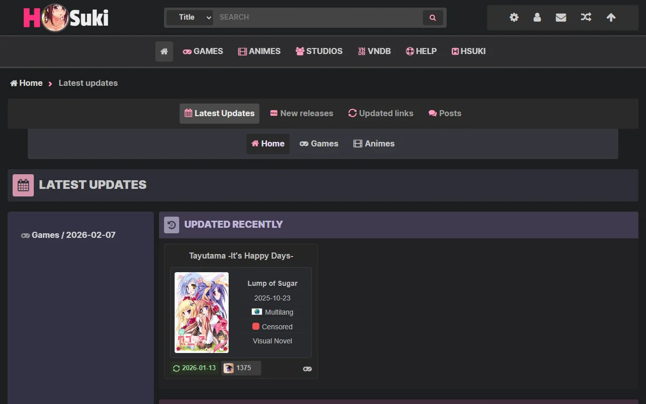 Screenshot: Hsuki Screenshot of Hsuki